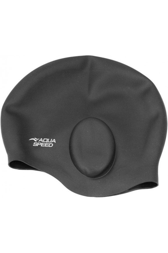 Czepek pływacki na uszy EAR CAP czarny