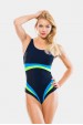 SR2431/15 Kostium kąpielowy z miseczkami granatowy