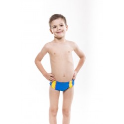 44/1W Swim briefs with colorful stripe