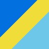 blue/yellow/light blue 60